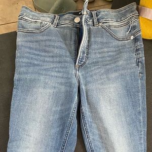 Plain Blue Jeans from Express